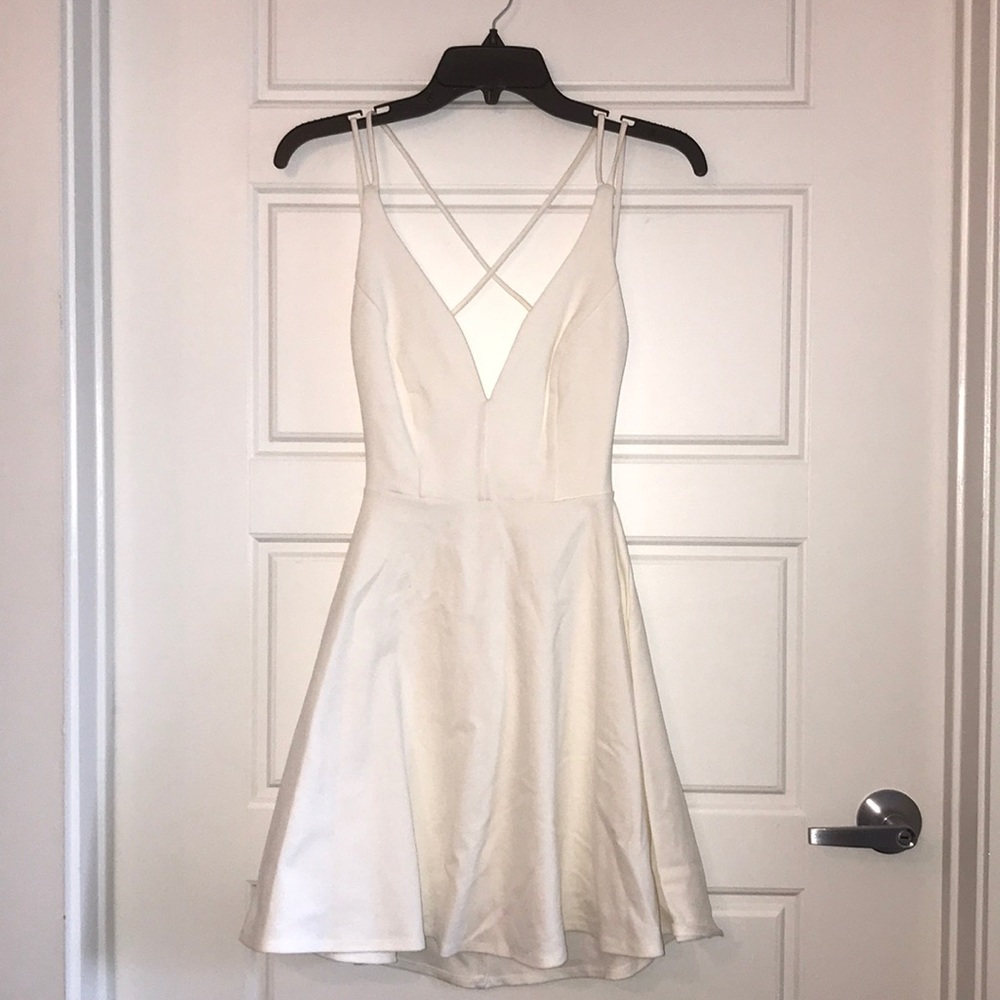 Lulus white formal dress